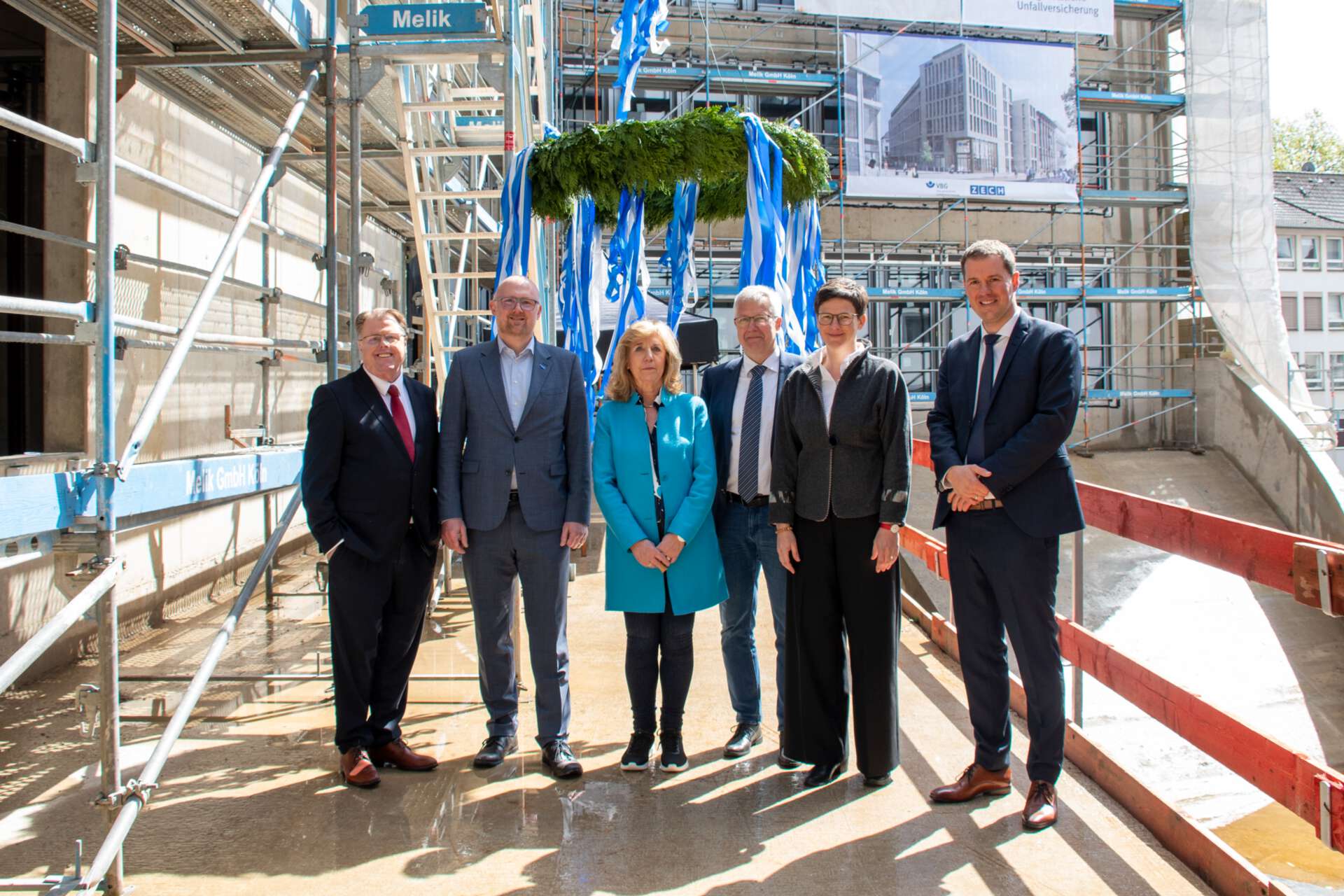 Richtfest Bezirksverwaltung Duisburg