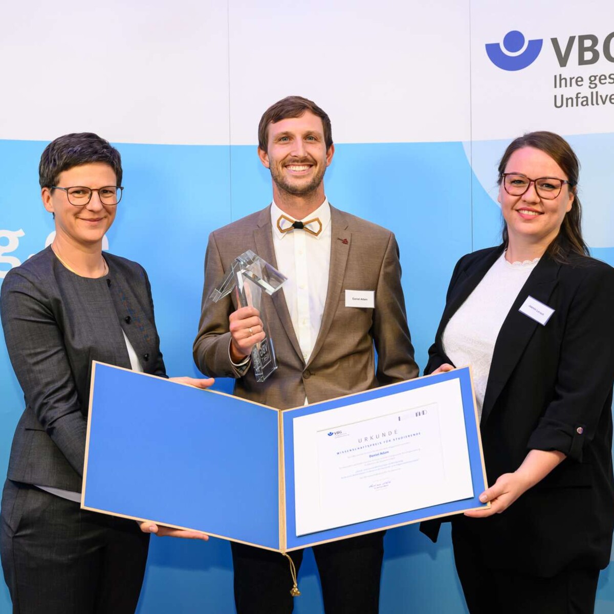VBG_NEXT Verleihungsveranstaltung 2024 - Gewinnerfoto Wissenschaftspreis Daniel Adam