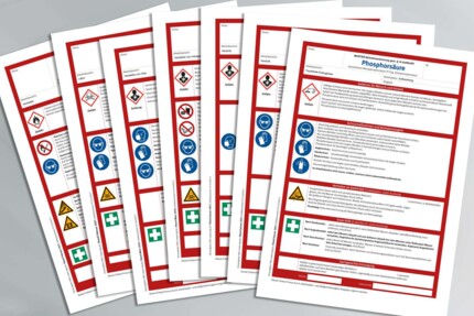 Betriebsanweisungen, Fächer