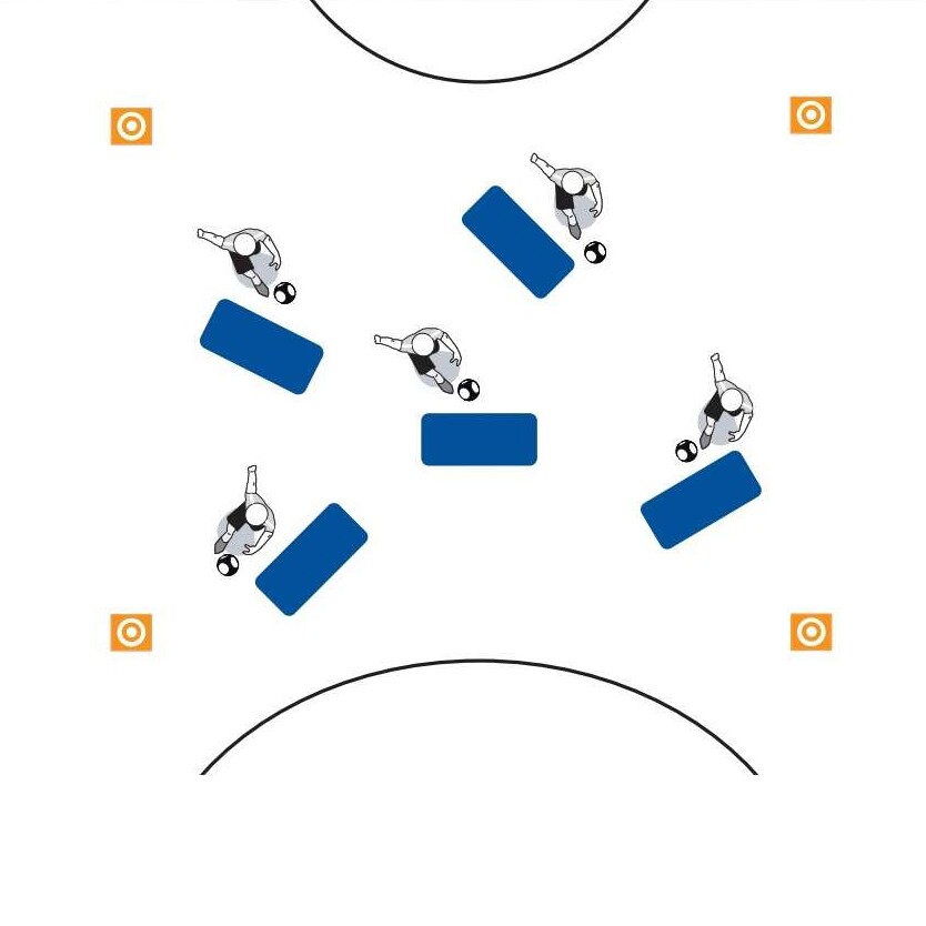 Illustration zur Körperfettmessung mit Messfalten