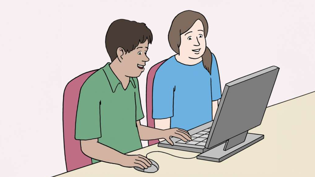 Computer Assistenz. Barrierefreiheit. Leichte Sprache.